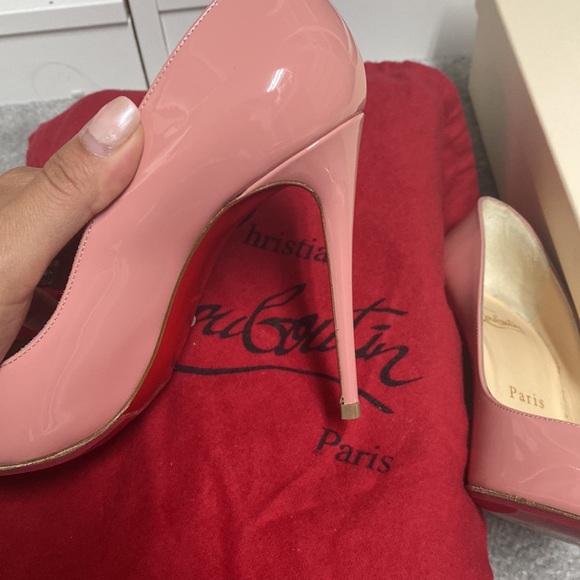 Christian Louboutin Pigagge Follies 100 Patent P292 Guimauve - Picture 3 of 16